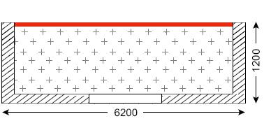 Схема лоджии в домах серии И-209А