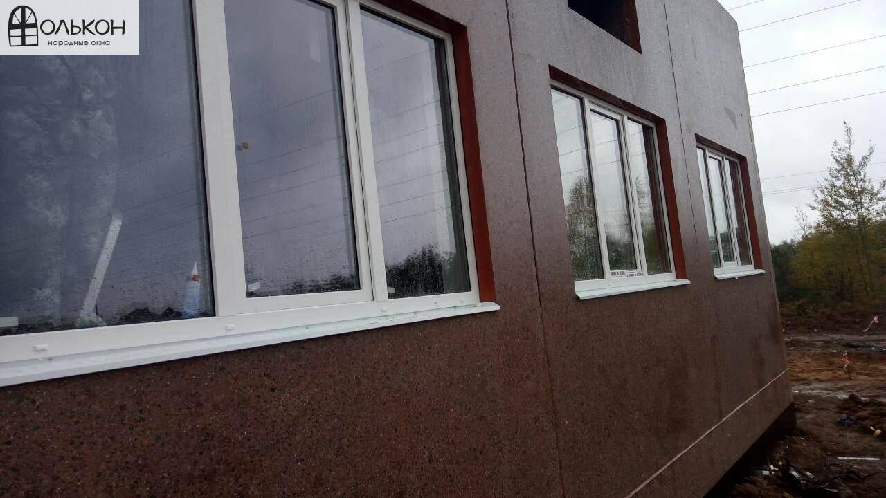 Остекление окнами ПВХ загородного дома